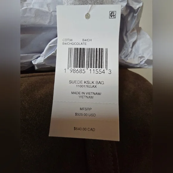 Coach Kisslock Barrel Bag In Chocolate - Picture 9 of 9